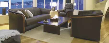 Ekornes Stressless Manhattan 3 Seat Leather Sofa