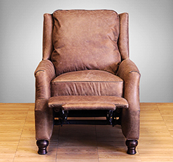 Barcalounger Ashton II Recliner Chair Havana Brown Leather