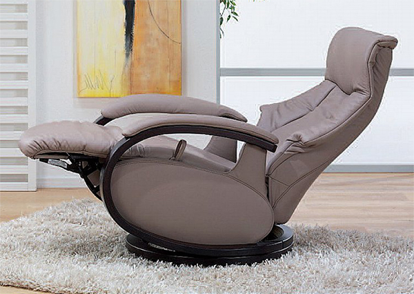 Himolla Mosel Leather ZeroStress Integrated Recliner Chair