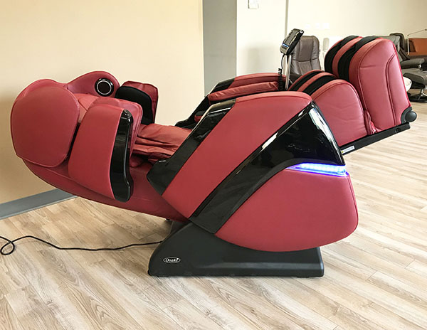 Osaki OS-3D Pro Cyber Massage Chair Recliner in Red