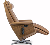 Svago Swivel SV-500 Leather Zero Anti Gravity Recliner Chair